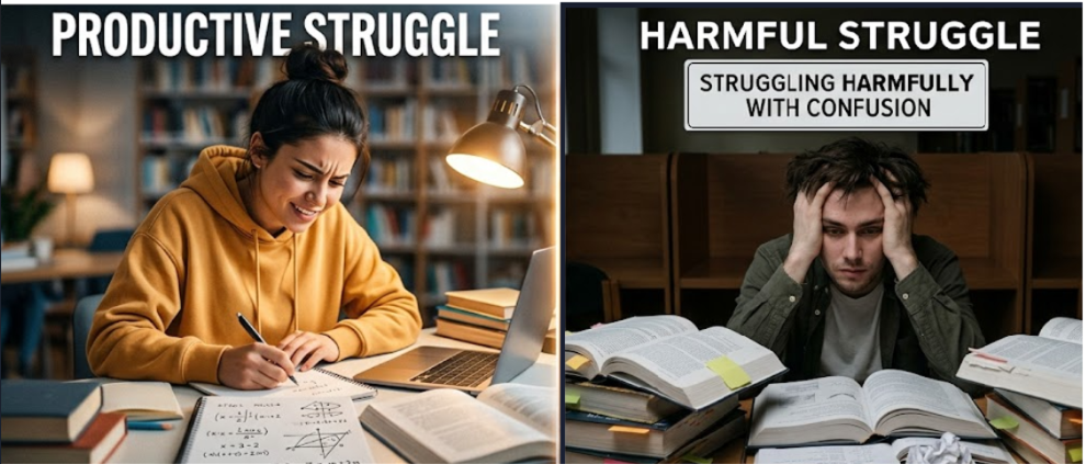 Understanding Productive and Harmful Struggle In The Learning Process